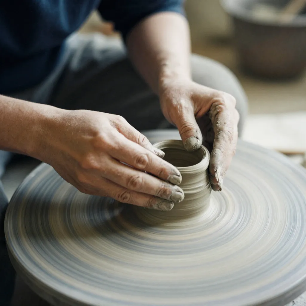 Mindful clay work process